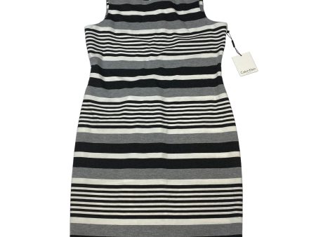 Black & White Dress Work Calvin Klein, Size L Online Sale