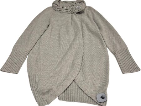 Sweater Cardigan By Dalia Collection In Grey, Size: L For Cheap