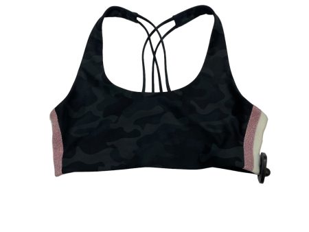 Athletic Bra By Spiritual Gangster In Camouflage Print, Size: L For Cheap