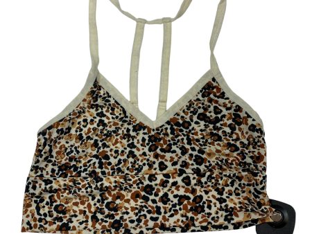 Animal Print Bralette Anthropologie, Size Xxs Online Hot Sale