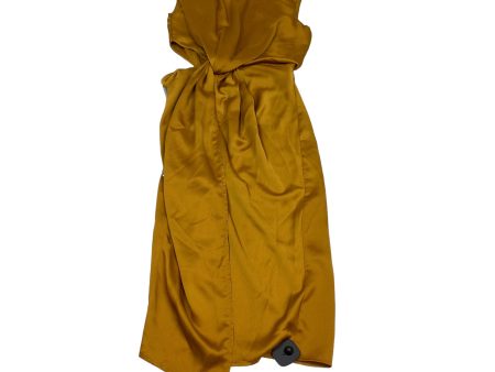 Yellow Dress Casual Short Asos, Size M Online Sale