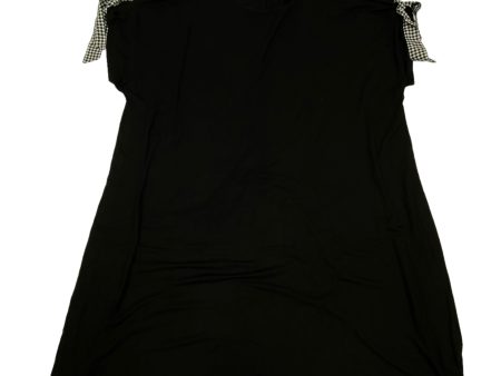 Black Dress Casual Short Luxology, Size 2x For Sale