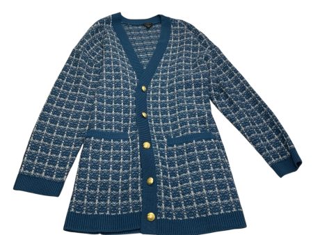 Sweater Cardigan By Talbots In Blue, Size: Xlp For Discount